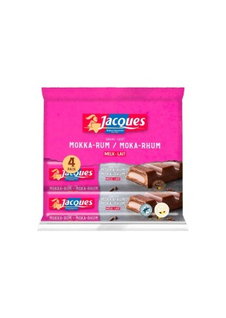 Jacques palito de chocolate con leche y ron moca 6x 47 gr
